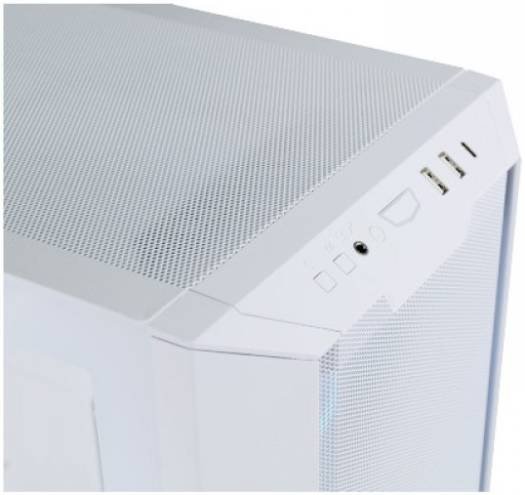 Lian Li Lancool III Mesh RGB E-ATX Mid Tower Modular Chassis, 8 Expansion Slots, Tempered Glass Panel, Up To 360mm Fan Support, Equipped With 4x 140 PWM Fans, USB Type C, White | G99.LAN3RW.00 - Image 3