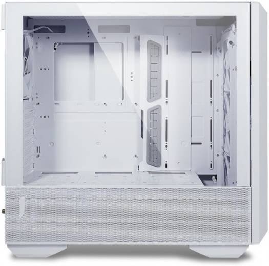 Lian Li Lancool III Mesh RGB E-ATX Mid Tower Modular Chassis, 8 Expansion Slots, Tempered Glass Panel, Up To 360mm Fan Support, Equipped With 4x 140 PWM Fans, USB Type C, White | G99.LAN3RW.00 - Image 2