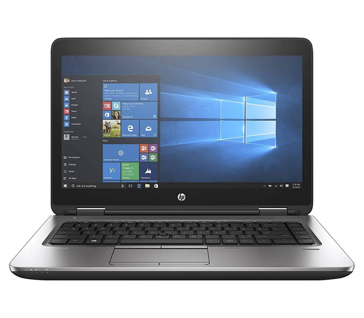 Renewed HP ProBook 640 G3 Laptop Core i5 7th Gen 8GB RAM, 256 SSD, 14" HD LED, Intel HD Graphics, Camera, Fingerprint, Win 10 EN Keyboard - Image 3