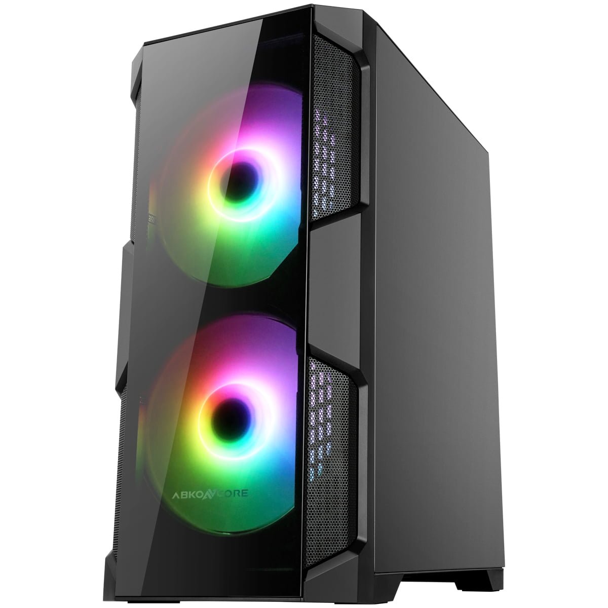 Abkoncore Helios 500G SYNC Premium Tempered Glass Mid Tower Case – Black - Image 5