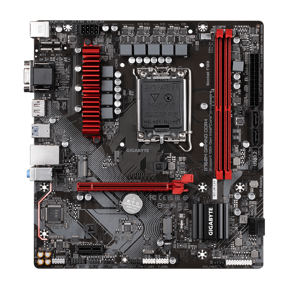 Gigabyte B760M-GAMING-DDR4 LGA1700  2x DDR4 DIMM | B760M-GAMING-DDR4 - Image 2