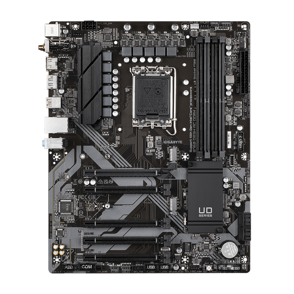 gigabyte B760 DS3H AC DDR4 ,LGA1700 socket ,4 x DDR DIMM 128 GB , ATX Motherboard - Image 3