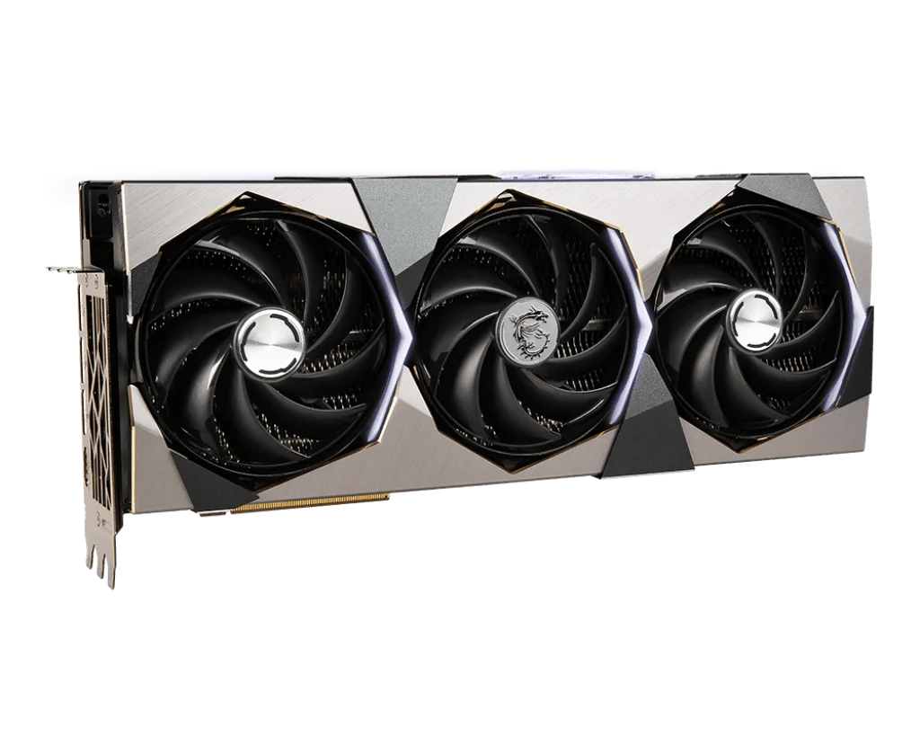 Msi RTX 4080 Suprim X Graphics Card, 16GB GDDR6X 256-Bit Memory, 9728 Cuda Cores, 2625MHz Boost Clock, PCIe Gen 4, Open GL, HDMI, DP | 912-V511-045 - Image 2