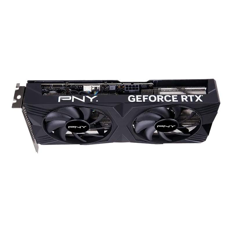 PNY GeForce RTX 4060 Ti 8GB VERTO Dual Fan DLSS 3, CUDA Cores 4352, DisplayPort 1.4a (x3), HDMI 2.1, PCI-Express 4.0 x16, DisplayPort 1.4a (x3), HDMI 2.1 | VCG4060T8DFXPB1 - Image 4