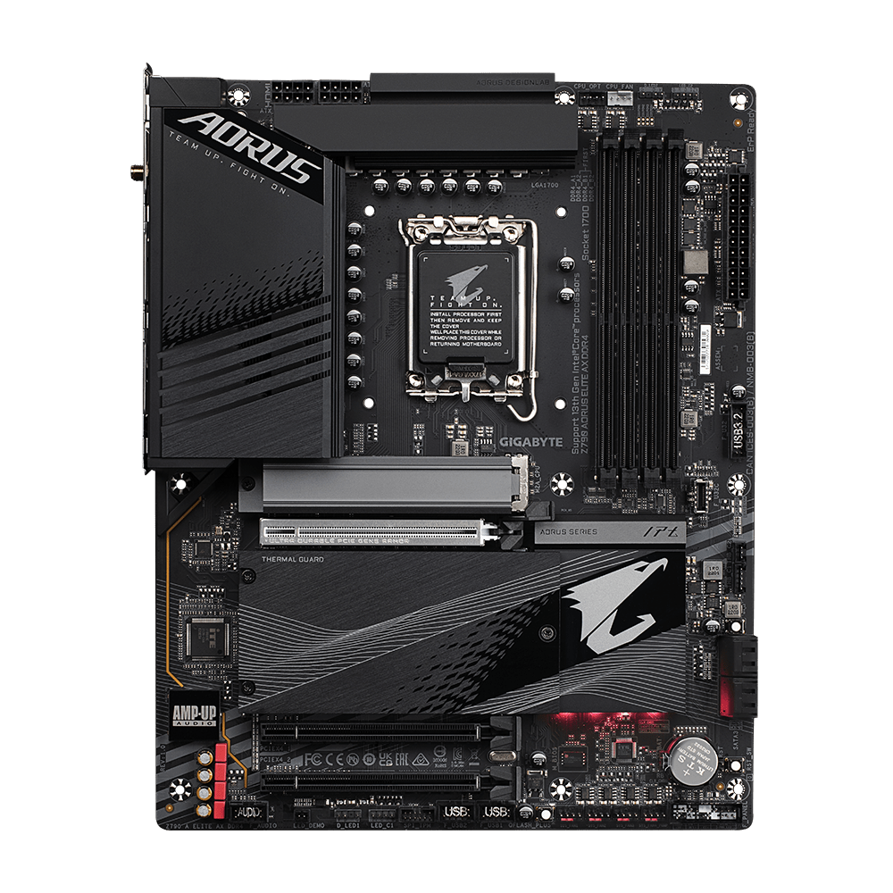 Gigabyte Z790 AORUS ELITE AX DDR4 LGA1700 socket 4 x DDR DIMM sockets supporting up to 128 GB - Image 3