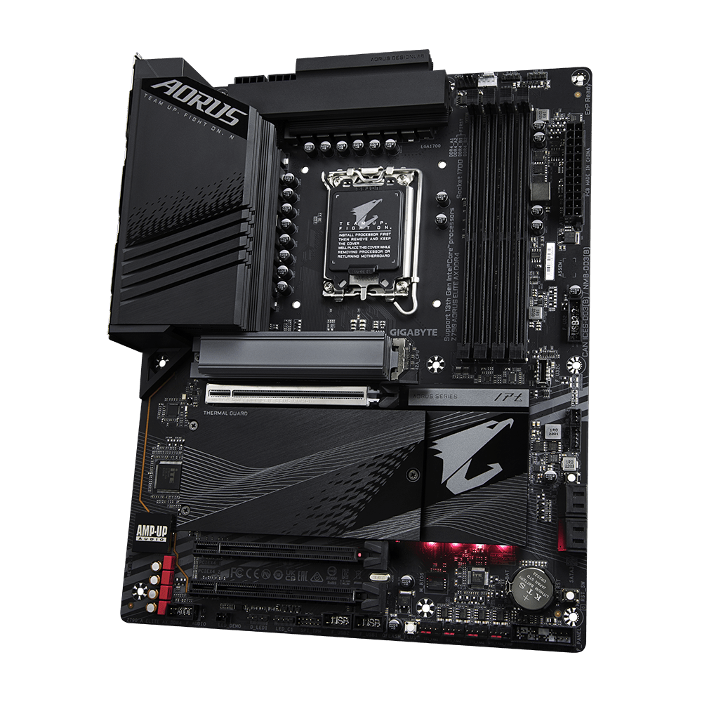 Gigabyte Z790 AORUS ELITE AX DDR4 LGA1700 socket 4 x DDR DIMM sockets supporting up to 128 GB - Image 2