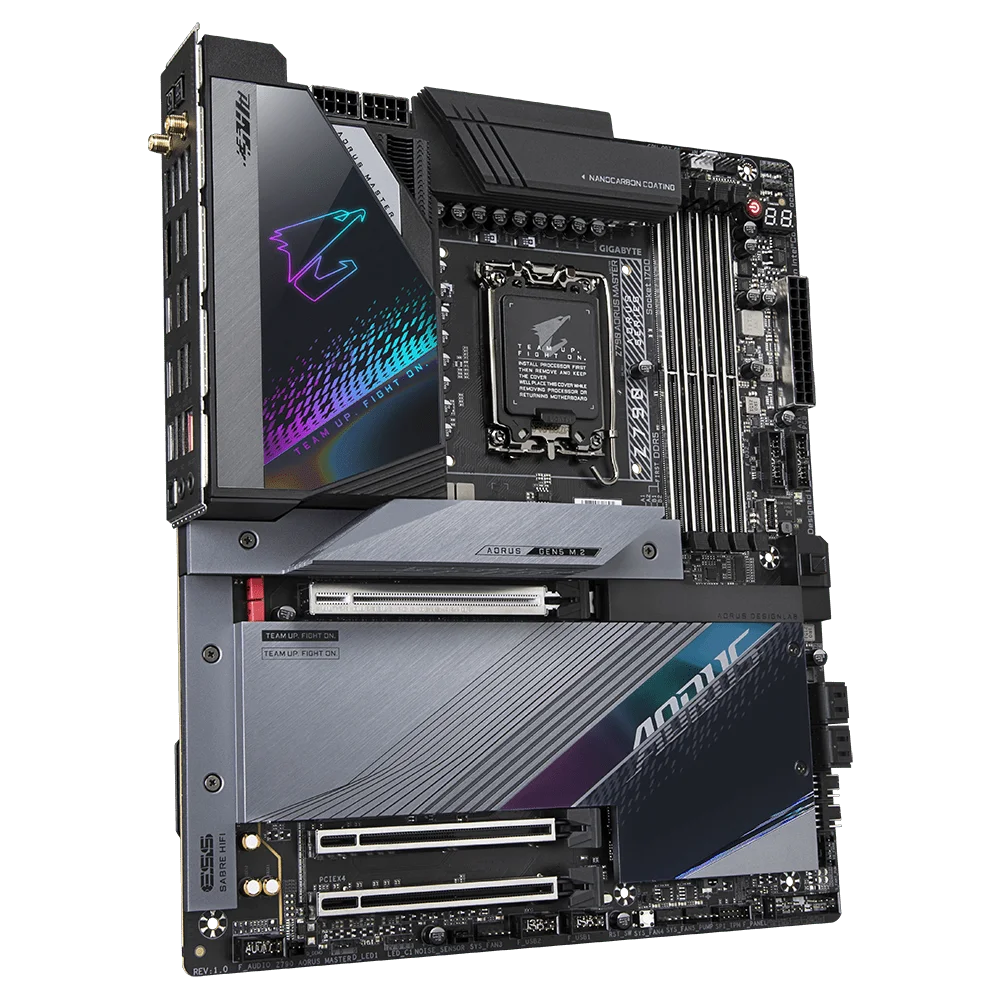 Gigabyte Z790 AORUS MASTER ,LGA1700 socketATX ,4 x DDR5 DIMM up to192GB E-ATX Motherboard - Image 3