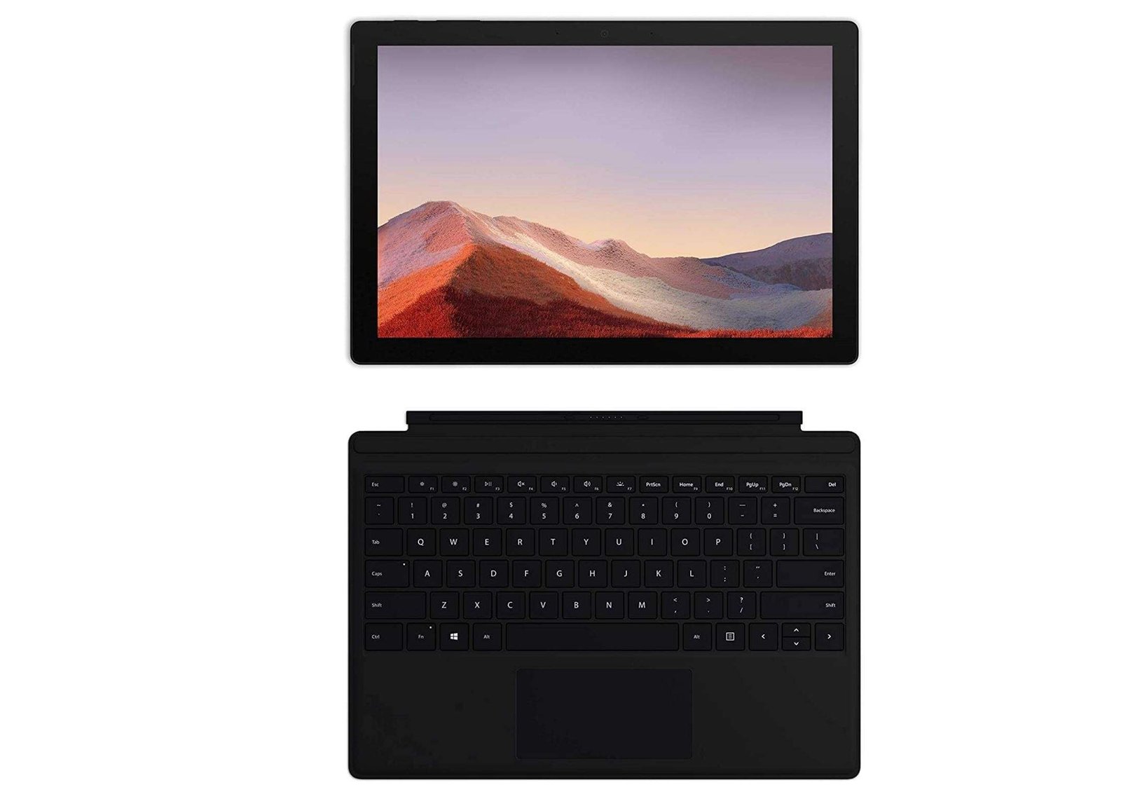 Renewed Microsoft Surface Pro 7 2-in-1 Laptop, 12.3" PixelSense Touch Display, Intel Core i5 10Gen CPU, 8GB RAM, 256GB SSD, Intel Iris Plus GPU, Black Surface Pro Type Cover, WIN10, Black | 1866 - Image 2