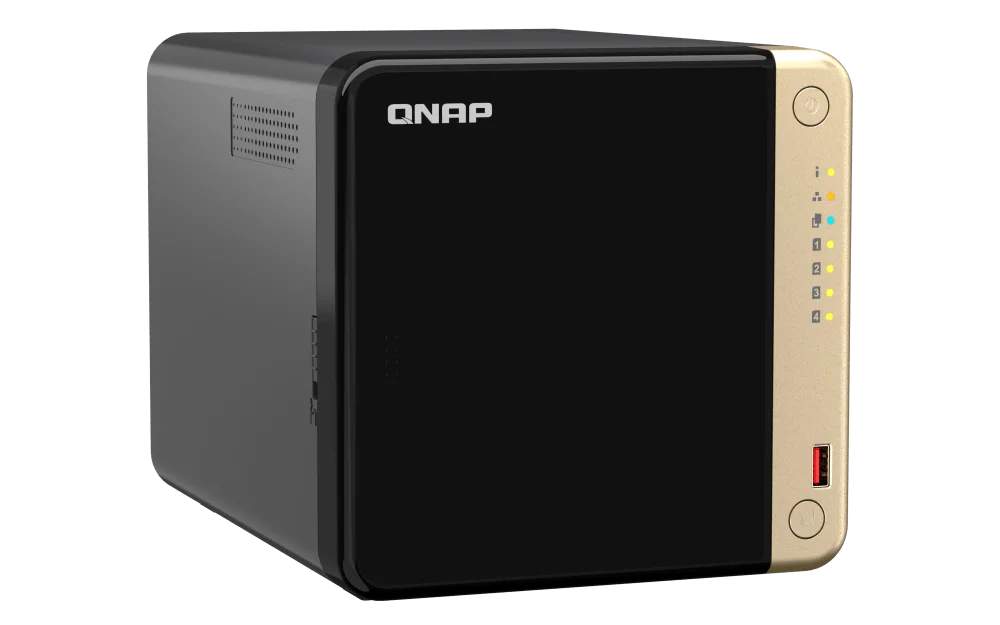 Qnap 4-Bay NAS - Intel Celeron N5105/N5095 CPU, 8 GB DDR4 Memory, 4 x 3.5-inch SATA 6Gb/s, PCIe Slot, USB 3.2 Gen 2 (10Gbps) Port, 90W PSU | TS-464-8G - Image 4