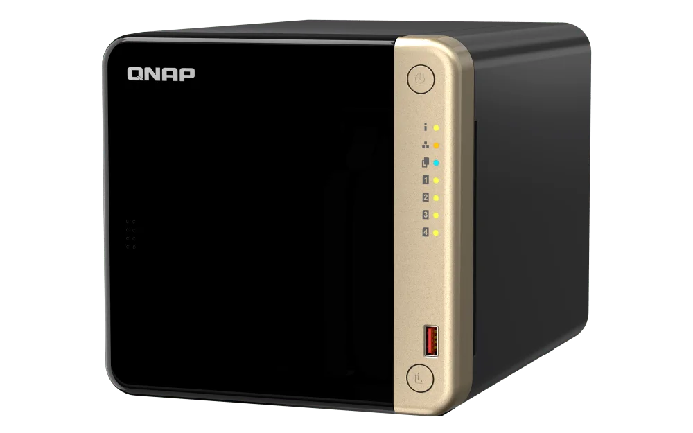 Qnap 4-Bay NAS - Intel Celeron N5105/N5095 CPU, 8 GB DDR4 Memory, 4 x 3.5-inch SATA 6Gb/s, PCIe Slot, USB 3.2 Gen 2 (10Gbps) Port, 90W PSU | TS-464-8G - Image 6