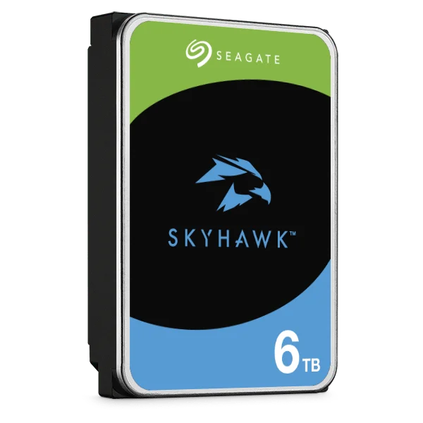 Seagate Skyhawk 6TB SATA 6.0Gb/s 3.5'' Internal Hard Drive, 256 MB Cache, 5400RPM, 180 MB/s Maximum Data Transfer Rate, Supports up to 64 HD Cameras, 1 Million Hours MTBF | ST6000VX009 - Image 3