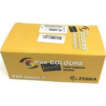 Zebra Card Printer Color Ribbon, For ZXP / IX Series 7 YMCKO, 250 Images Single Side Printing, Overlay Panel | 800077-740EM - Image 2