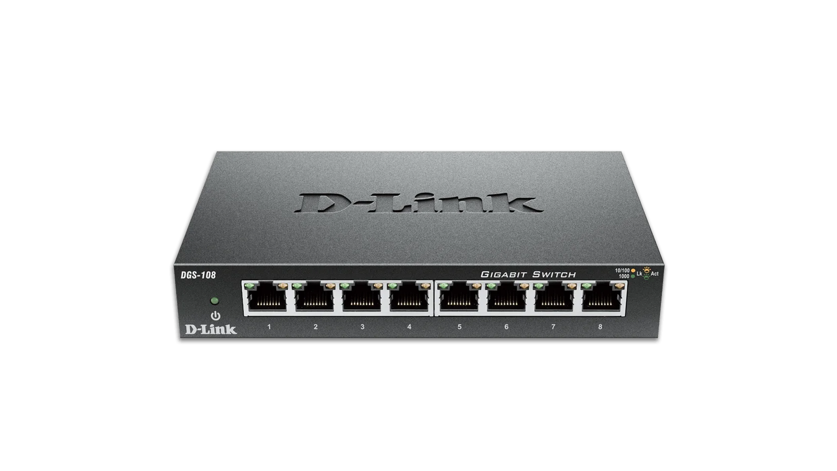 D-Link 8 Port Gigabit Desktop Unmanaged Switch, Up To 2Gbps Duplex Mode, Energy Saving, Plug and Play Installation, 4K Mac Address Capacity | DGS-F108 - Image 3