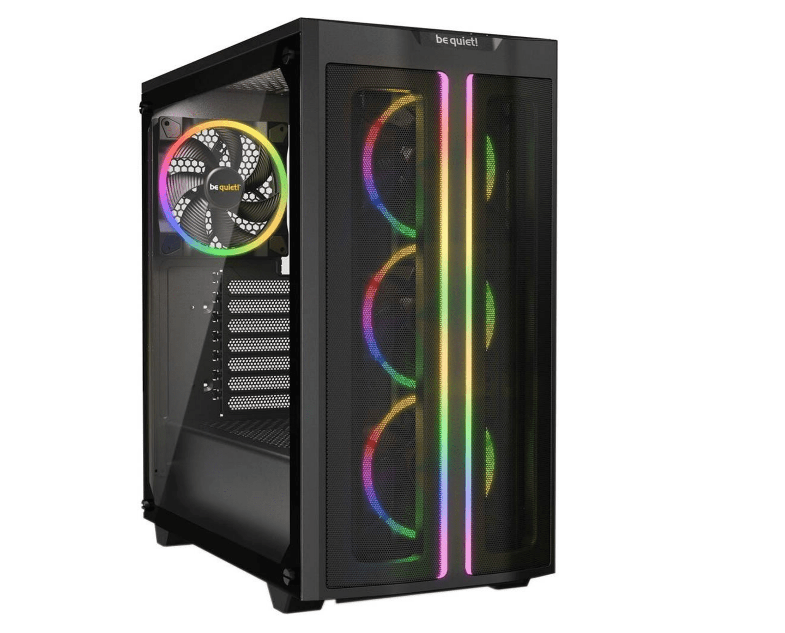 Be Quiet Pure Base 500 FX aRGB Mid-Tower ATX Computer Case, 4x Light Wings PWM Fans, Up to 360mm Radiator Suppor | BGW43