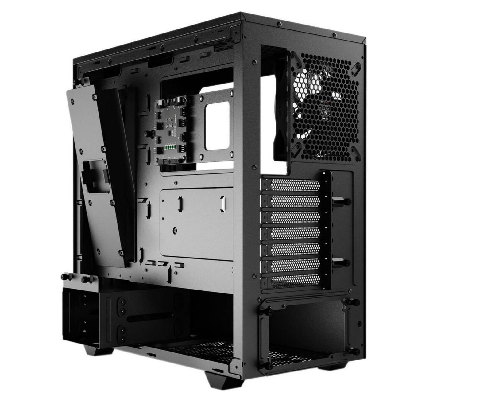 Be Quiet Pure Base 500 FX aRGB Mid-Tower ATX Computer Case, 4x Light Wings PWM Fans, Up to 360mm Radiator Suppor | BGW43 - Image 3