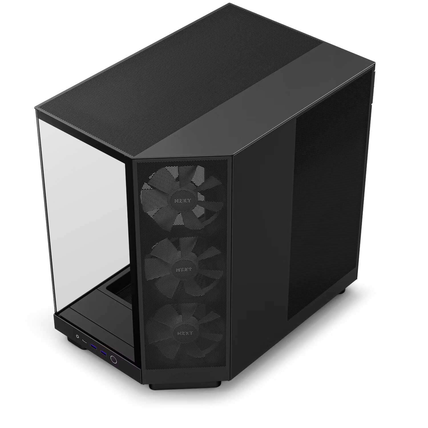 NZXT H6 Flow RGB Compact Dual-Chamber Airflow Mid-Tower ATX Case ...