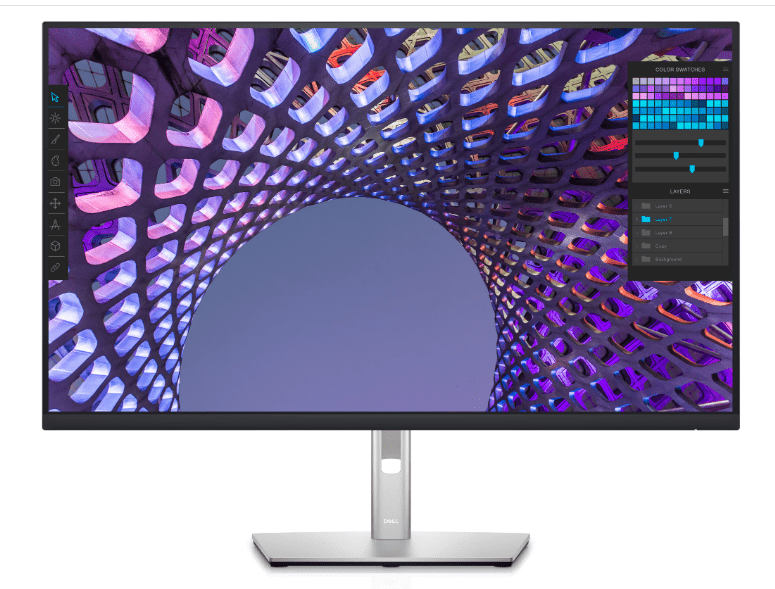 Dell P3223QE 31.5" 4K UHD USB Type-C Hub Monitor, 60Hz Refresh Rate, 8 / 5ms Response Time, 1.07 Billion Colors, 16:9 Aspect Ratio, 3840 x 2160 Resolution, USB 3.2, LED Backlight, Black | P3223QE