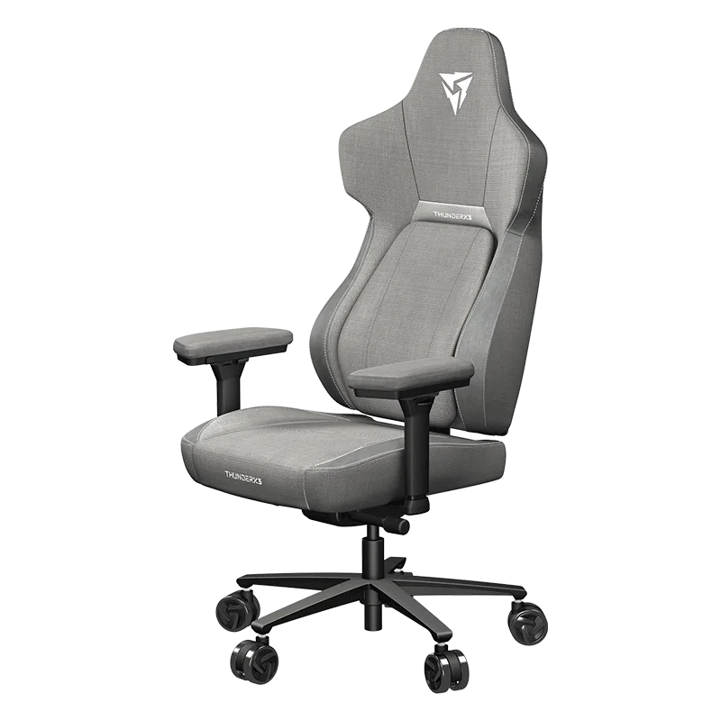 ThunderX3 CORE Loft Gaming Chair, 360 Tech Lumbar Support, 4D Adjustable Armrests, Memory Foam Headrest, Grey | 4711099475780 - Image 3