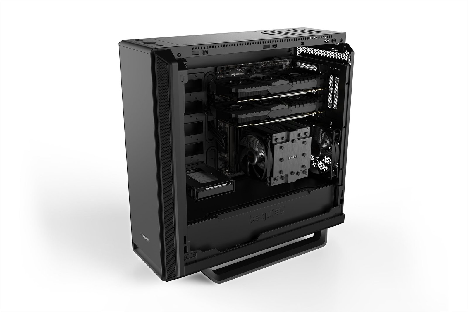 Be Quiet Silent Base 802 ATX Mid Tower Computer Case, 3x Pure Wings 2 140mm Pre-Installed Fan _ Black - Image 7