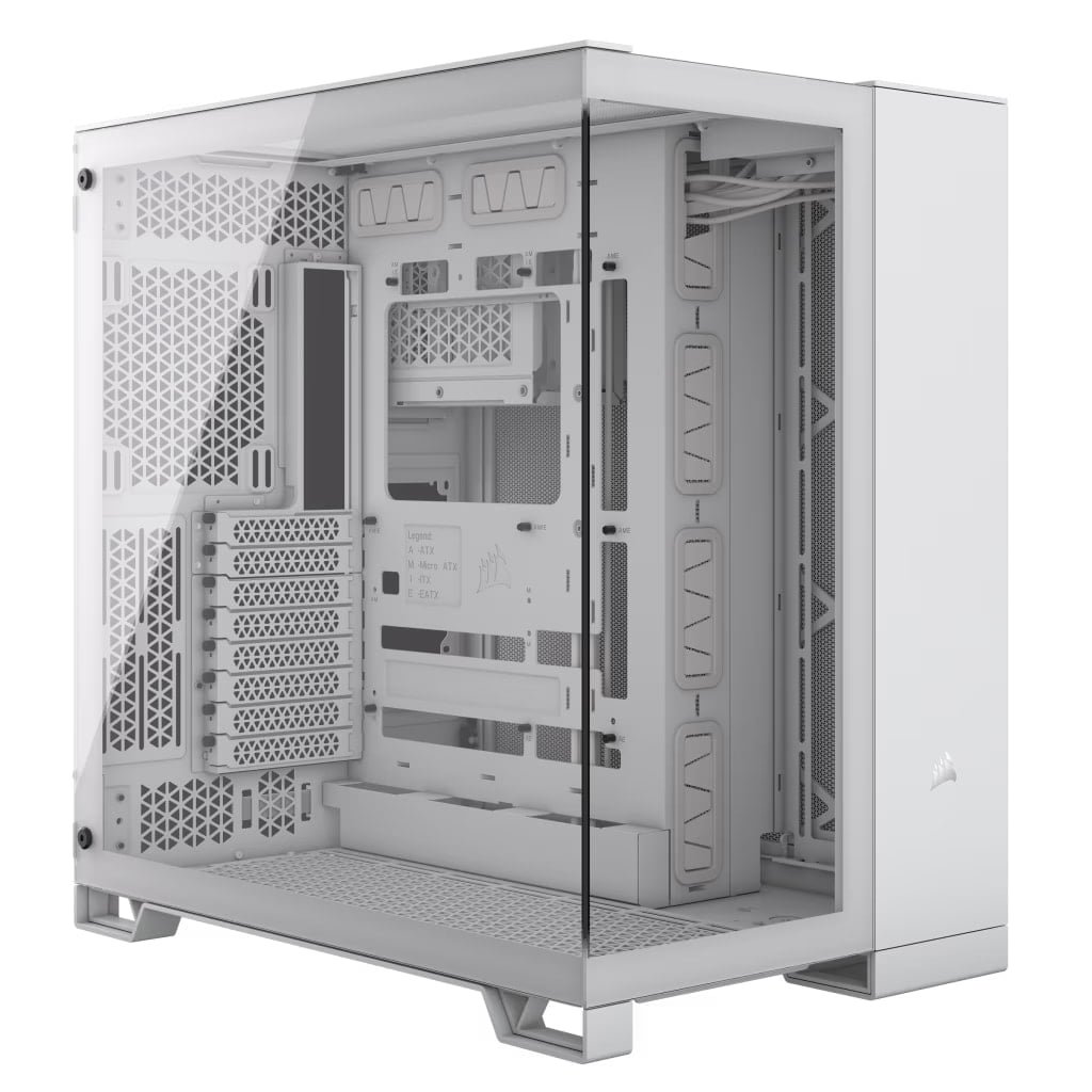 Corsair 6500X Mid-Tower Dual Chamber PC Case - White | CC-9011258-WW - Image 2