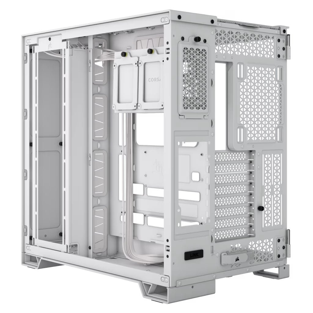 Corsair 6500X Mid-Tower Dual Chamber PC Case - White | CC-9011258-WW - Image 5