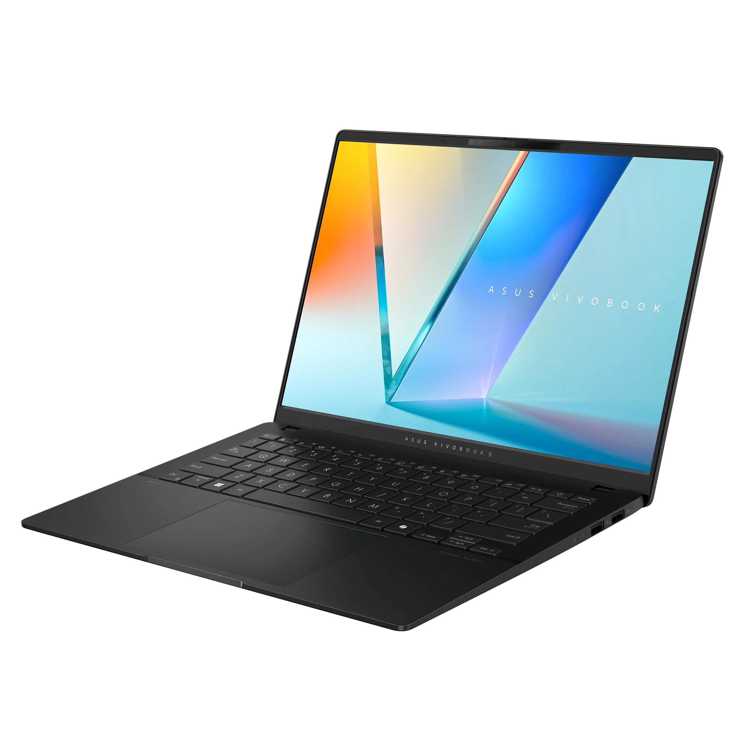 ASUS Vivobook S 14 OLED (M5406) AMD Ryzen 7 8845HS, 16GB RAM, 512GB SSD, 14.0" WUXGA OLED, AMD Radeon Graphics, Win11 Home, Eng-Arab Keyboard, Black | M5406UA-OLEDR715WB