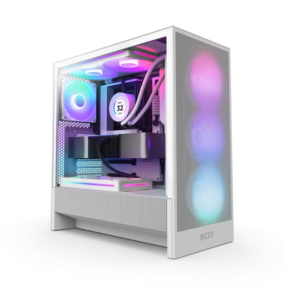 NZXT H5 Flow RGB 2024 ATX Mid-Tower PC Gaming Case