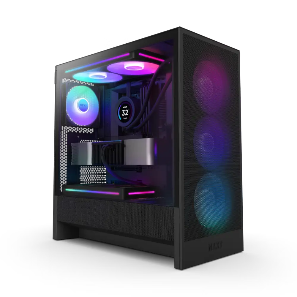 NZXT H5 Flow RGB 2024 ATX Mid-Tower PC Gaming Case