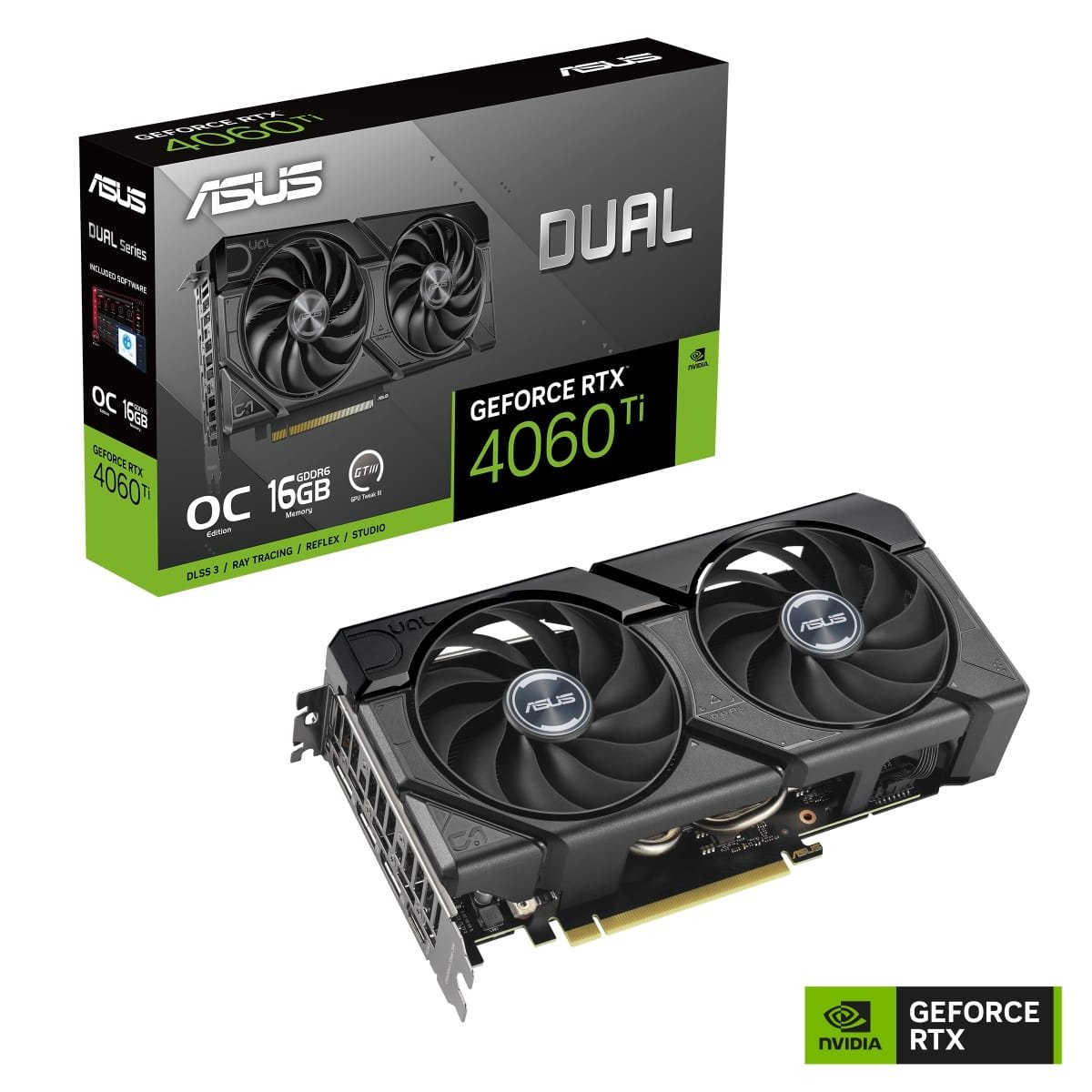 ASUS Dual GeForce RTX 4060 Ti EVO OC Edition 16GB