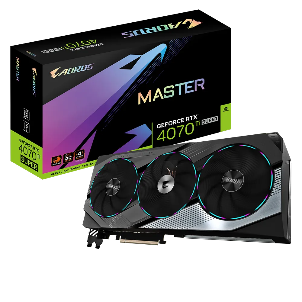 GIGABYTE AORUS GeForce RTX 4070Ti SUPER MASTER