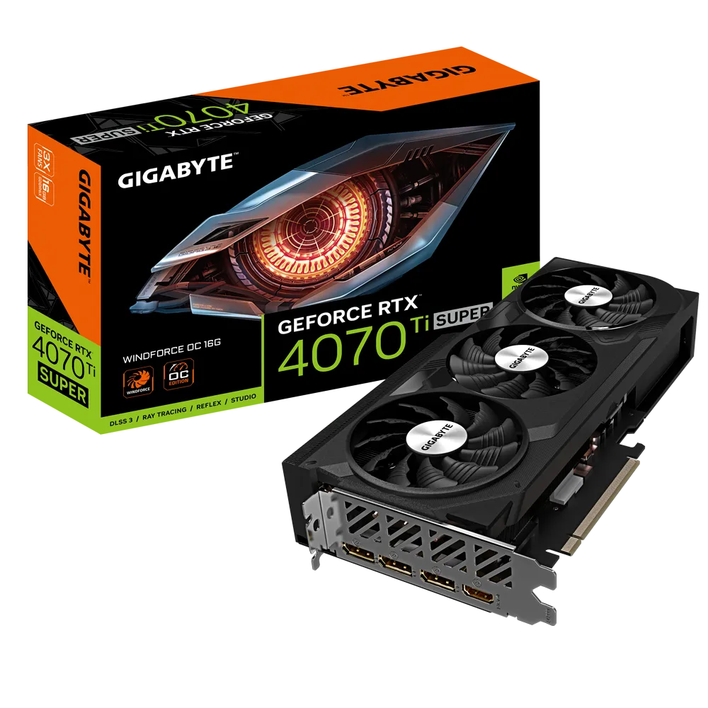 GIGABYTE GeForce RTX 4070 Ti SUPER WINDFORCE OC