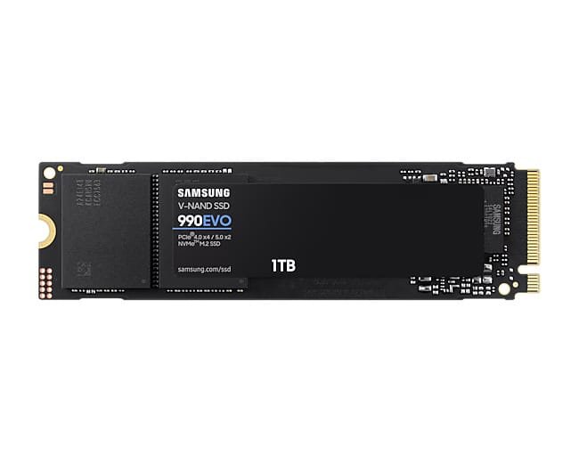 Samsung 990 EVO 1TB PCIe 4.0 NVMe M.2 SSD