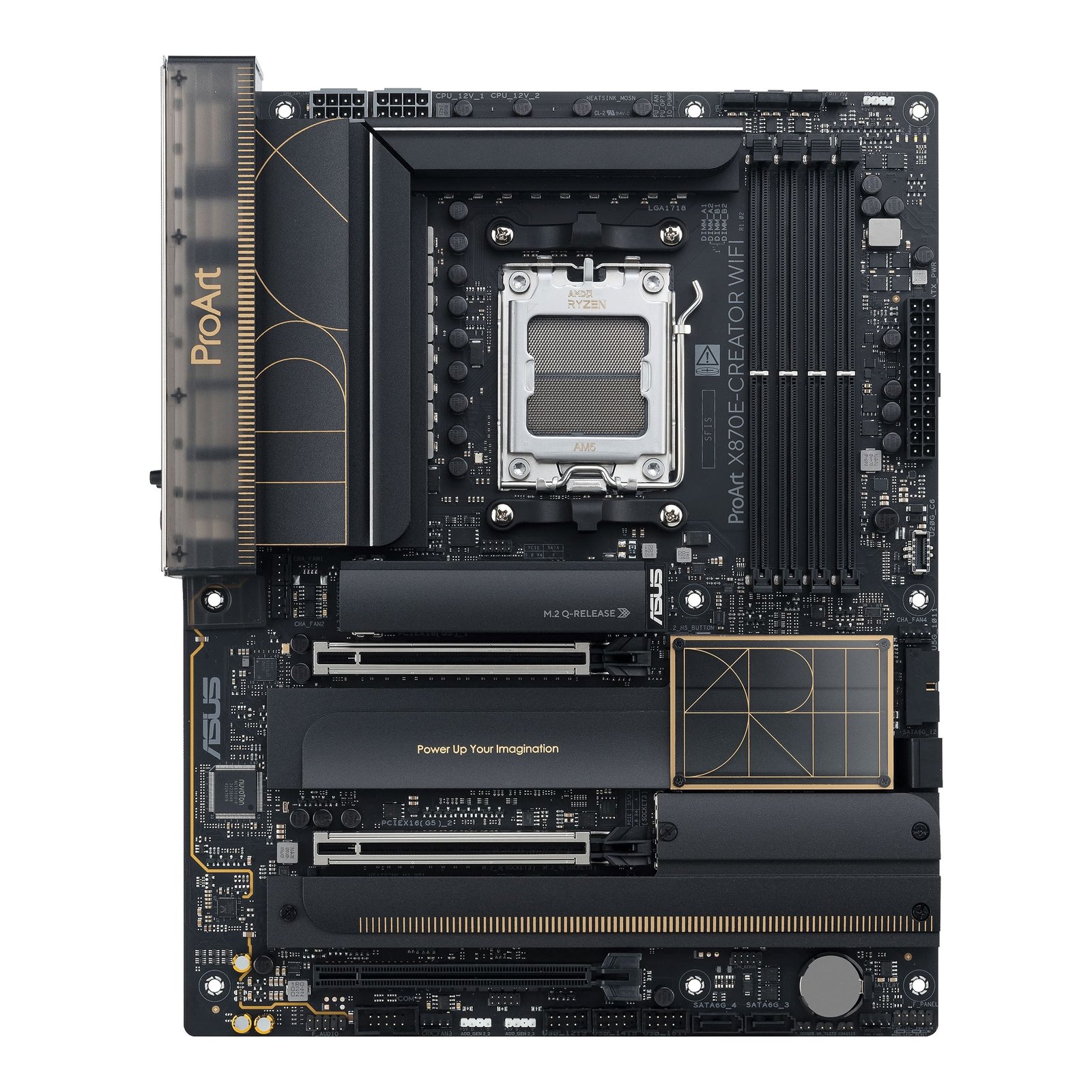 ASUS ProArt X870E-CREATOR WIFI, AM5 ATX Motherboard, AMD X870E Chipset, 4x DDR5 DIMM Slots, 192GB Max Memory | 90MB1IG0-M0EAY0 - Image 4