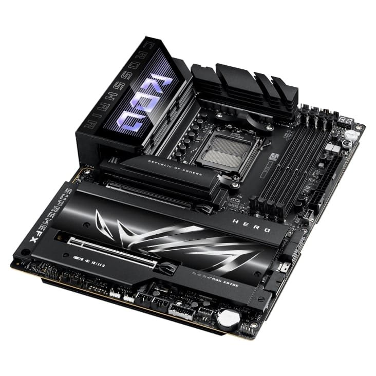 ASUS ROG CROSSHAIR X870E HERO AMD AM5 Motherboard, DDR5 Max. 192GB, WIFI 7, AI Cooling II | 90MB1IE0-M0EAY0 - Image 3